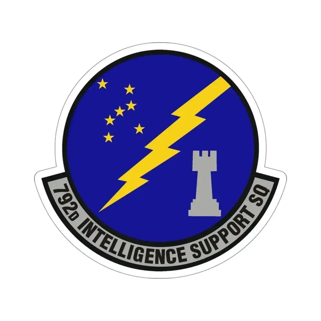 792d Intelligence Support Squadron (U.S. Air Force) STICKER Vinyl Die-Cut Decal 4 Inch - The Sticker Space
