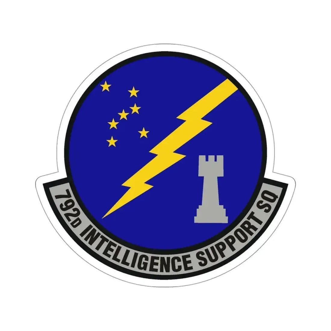 792d Intelligence Support Squadron (U.S. Air Force) STICKER Vinyl Die-Cut Decal 4 Inch - The Sticker Space