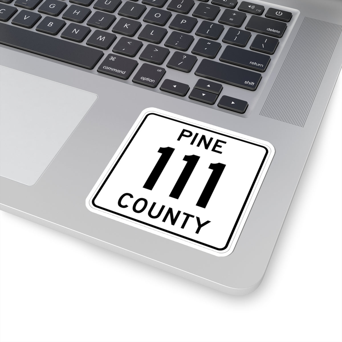Pine County Route 111 MN (Minnesota) (Road Sign) STICKER Vinyl Kiss-Cut Decal