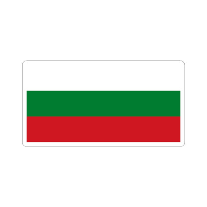 Hybrid flag of Belarus 1918 1991-1995 and 2012- (Belarus) STICKER Vinyl Kiss-Cut Decal
