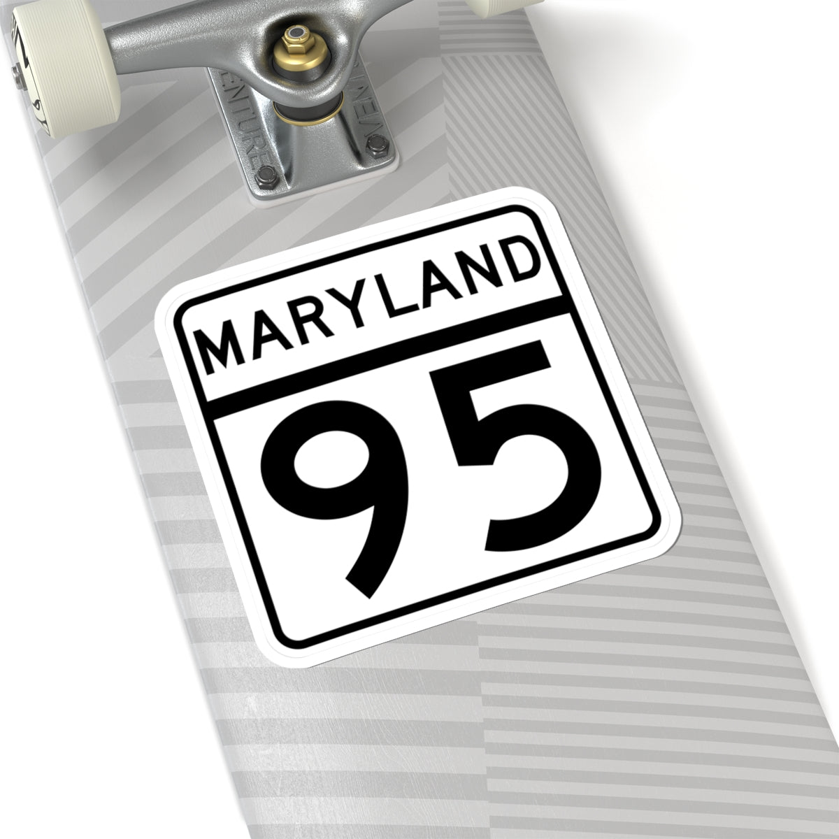 MD Route 95 (Maryland) (Road Sign) STICKER Vinyl Kiss-Cut Decal