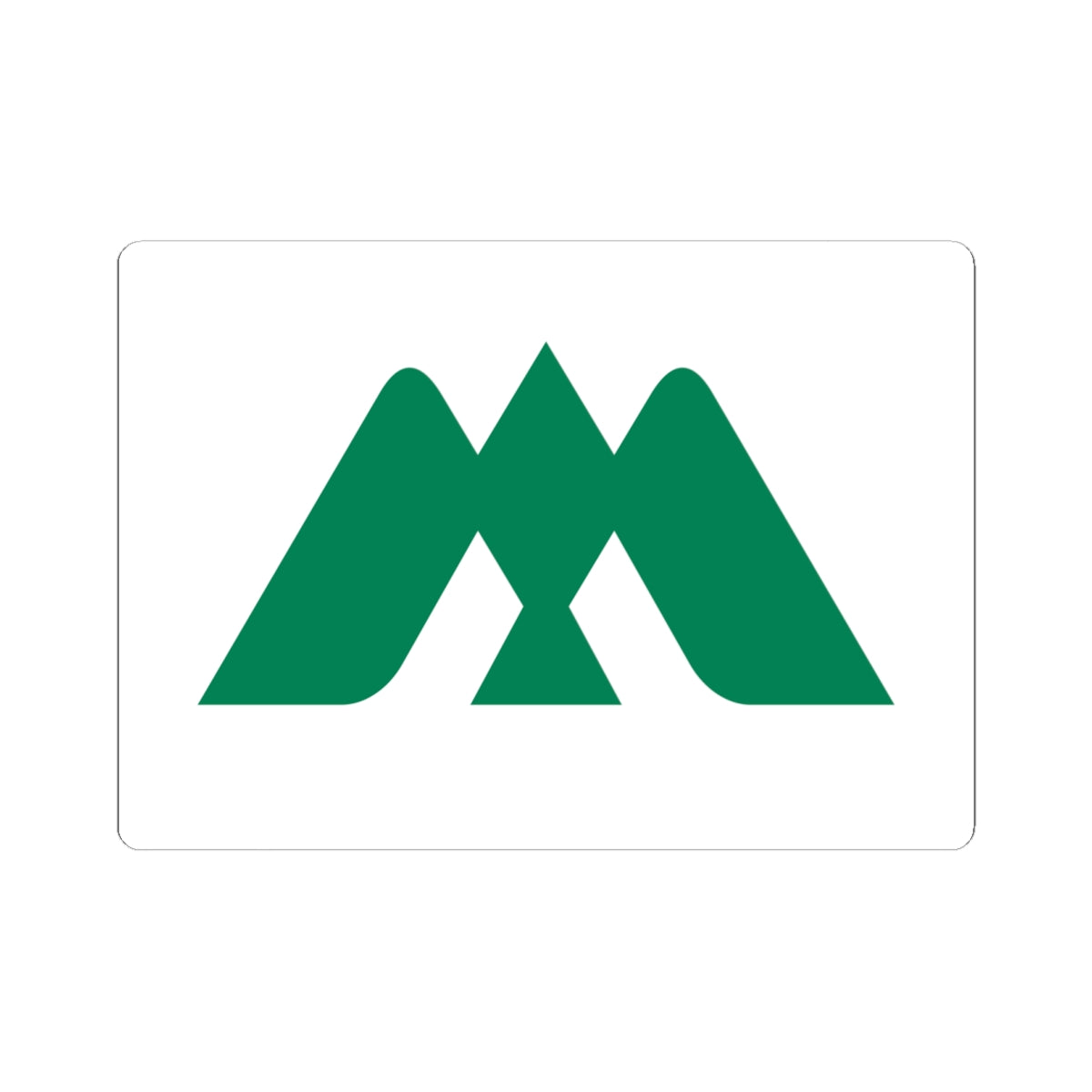 Flag of Myoko Nigata (Japan) STICKER Vinyl Kiss-Cut Decal