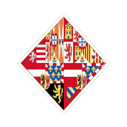 Arms of Infanta Isabella Clara Eugenia of Spain (Belgium) (Coat of Arms) STICKER Vinyl Kiss-Cut Decal