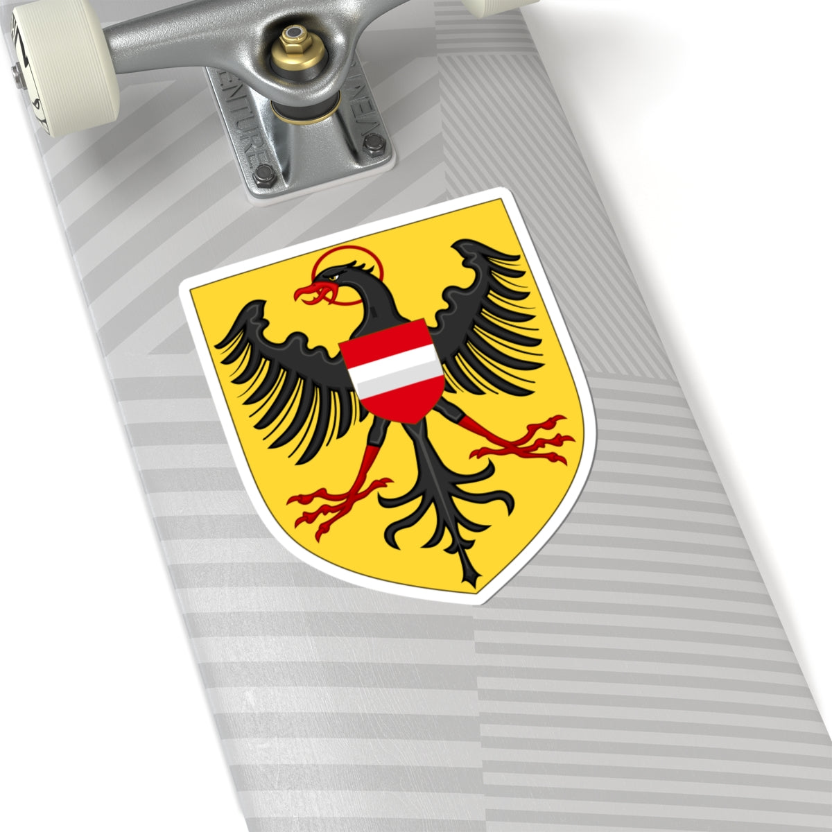 Arms of Albert II of Habsbourg as King of the Romans (Spain) (Coat of Arms) STICKER Vinyl Kiss-Cut Decal