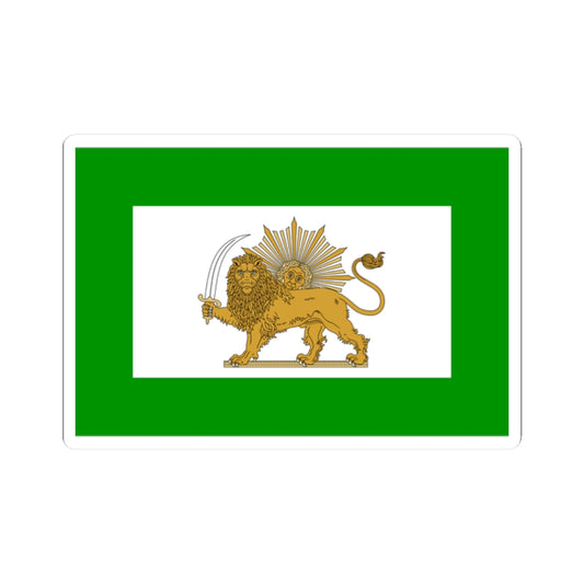 Imperial Standard of Mozaffar al-Din Shah Qajar 1896-1906 (Iran) STICKER Vinyl Kiss-Cut Decal