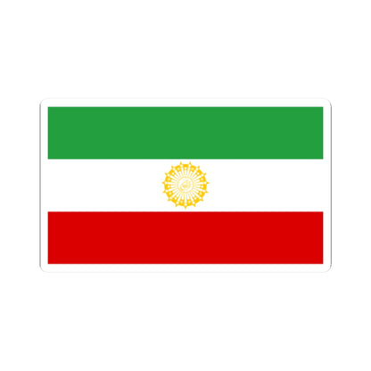 Flag of Iran 1979-02-11 to 1979-07-29 (Iran) STICKER Vinyl Kiss-Cut Decal