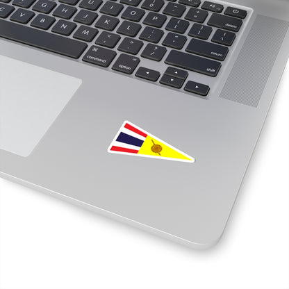 Thai Immigration Service Pennant 1979 (Thailand) STICKER Vinyl Kiss-Cut Decal