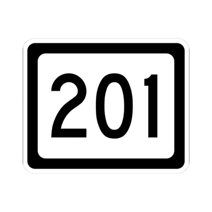 WV-201 (Virginia) (Road Sign) STICKER Vinyl Kiss-Cut Decal