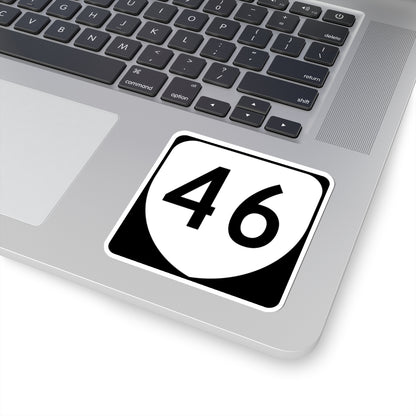 Virginia 46 (Virginia) (Road Sign) STICKER Vinyl Kiss-Cut Decal