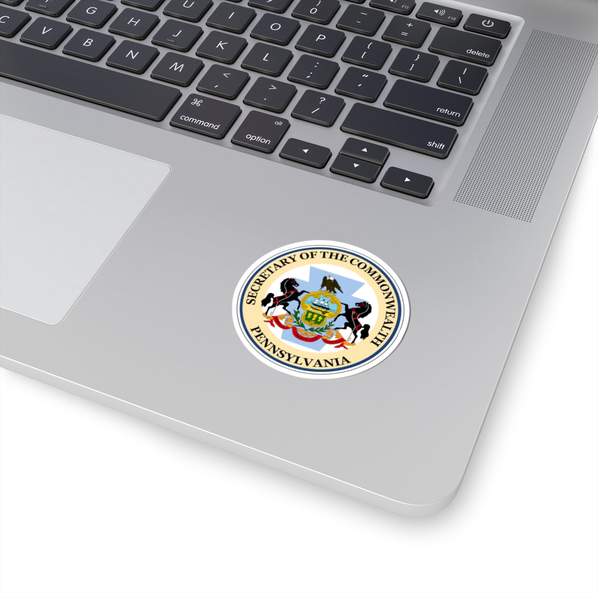 Seal of the Secretary of the Commonwealth of Pennsylvania - STICKER Vinyl Kiss-Cut Decal