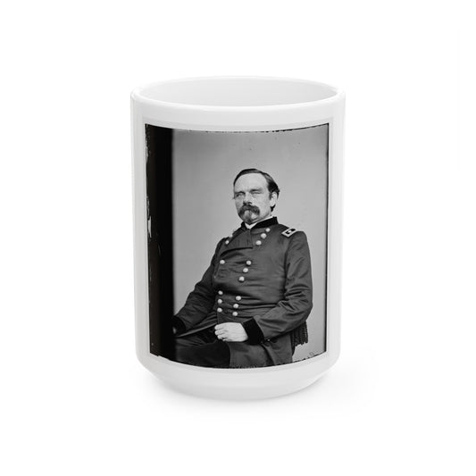 Portrait Of Maj. Gen. Peter J. Osterhaus, Officer Of The Federal Army (U.S. Civil War) White Coffee Mug