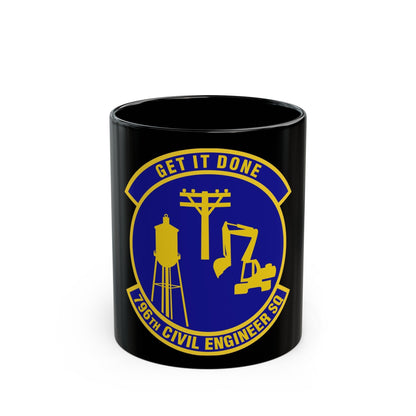 796th Civil Engineer Squadron (U.S. Air Force) Black Coffee Mug-11oz-The Sticker Space