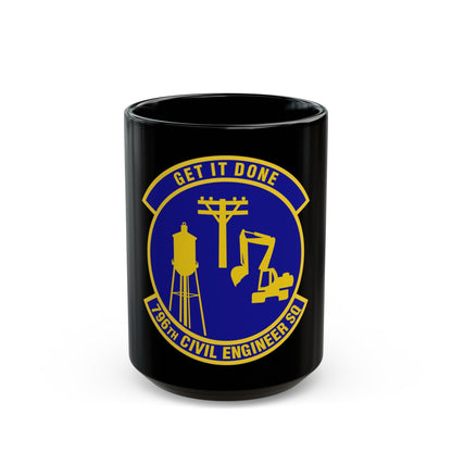 796th Civil Engineer Squadron (U.S. Air Force) Black Coffee Mug-15oz-The Sticker Space