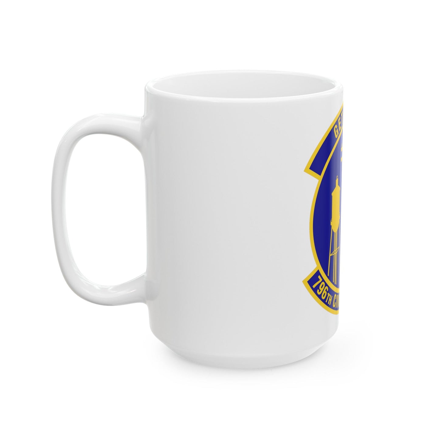 796th Civil Engineer Squadron (U.S. Air Force) White Coffee Mug-The Sticker Space