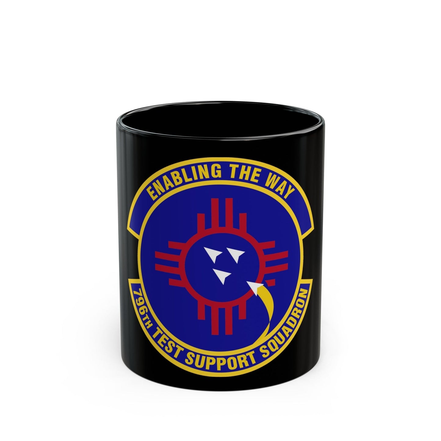 796th Test Support Squadron (U.S. Air Force) Black Coffee Mug-11oz-The Sticker Space