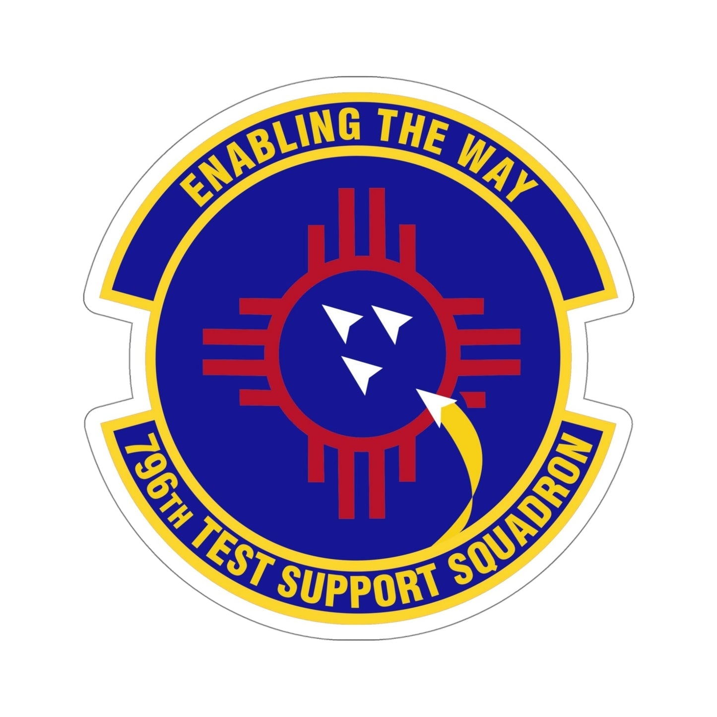 796th Test Support Squadron (U.S. Air Force) STICKER Vinyl Die-Cut Decal-5 Inch-The Sticker Space