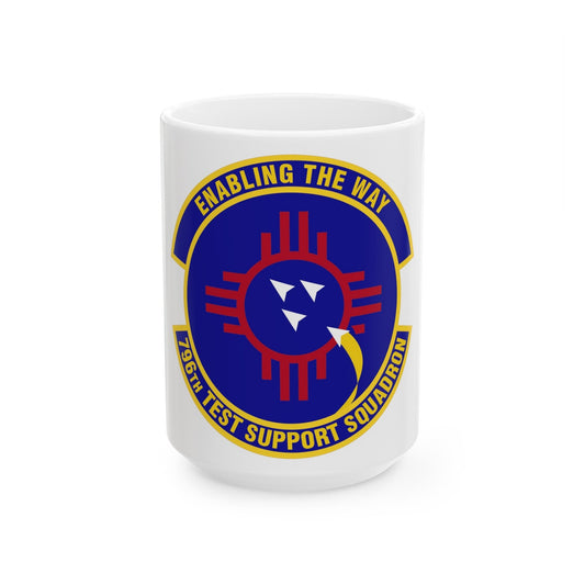 796th Test Support Squadron (U.S. Air Force) White Coffee Mug-15oz-The Sticker Space