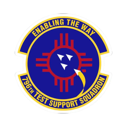 796th Test Support Squadron (U.S. Air Force) STICKER Vinyl Kiss-Cut Decal 2 Inch White - The Sticker Space