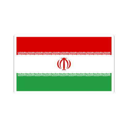 Flag of Iran upside down (Iran) STICKER Vinyl Kiss-Cut Decal