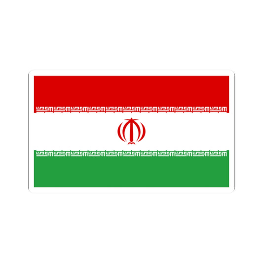 Flag of Iran upside down (Iran) STICKER Vinyl Kiss-Cut Decal