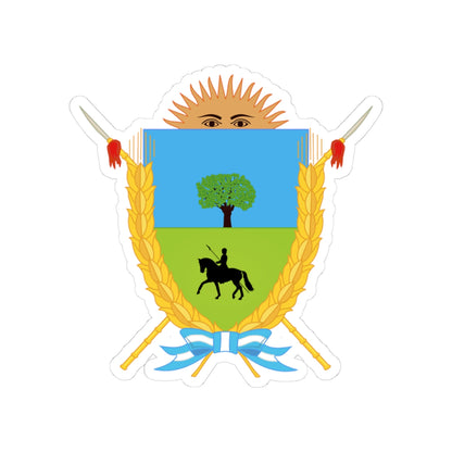 Coat of Arms La Pampa Argentina - STICKER Vinyl Kiss-Cut Decal