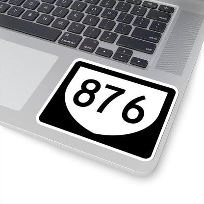 PR urban primary 876 (Puerto Rico) (Road Sign) STICKER Vinyl Kiss-Cut Decal