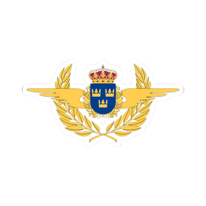 Polisflyget vapen (Sweden) (Coat of Arms) STICKER Vinyl Kiss-Cut Decal