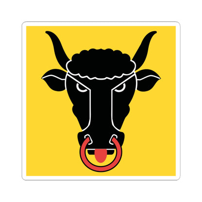 Flag of Canton of Uri (Switzerland) STICKER Vinyl Kiss-Cut Decal