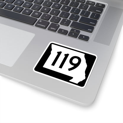 MO-119 (Missouri) (Road Sign) STICKER Vinyl Kiss-Cut Decal