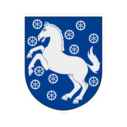 Arvika vapen (Sweden) (Coat of Arms) STICKER Vinyl Kiss-Cut Decal