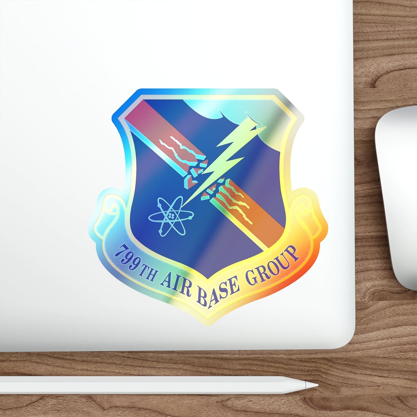 799th Air Base Group (U.S. Air Force) Holographic STICKER Die-Cut Vinyl Decal-The Sticker Space