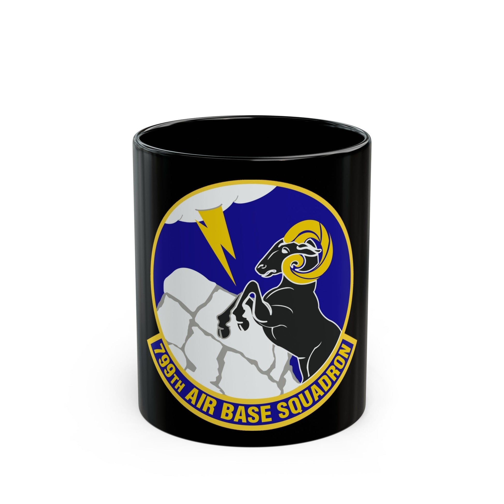 799th Air Base Squadron (U.S. Air Force) Black Coffee Mug-11oz-The Sticker Space