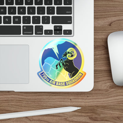 799th Air Base Squadron (U.S. Air Force) Holographic STICKER Die-Cut Vinyl Decal-The Sticker Space