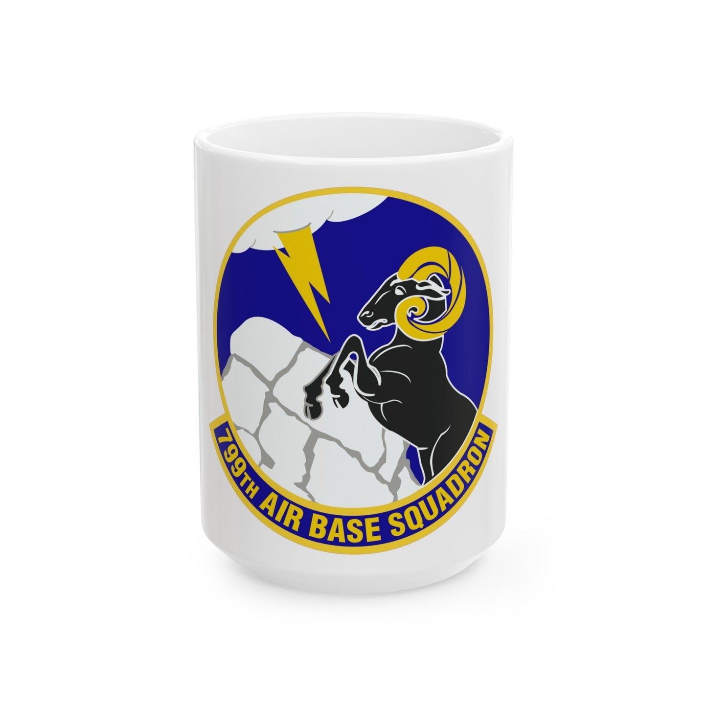 799th Air Base Squadron (U.S. Air Force) White Coffee Mug-15oz-The Sticker Space