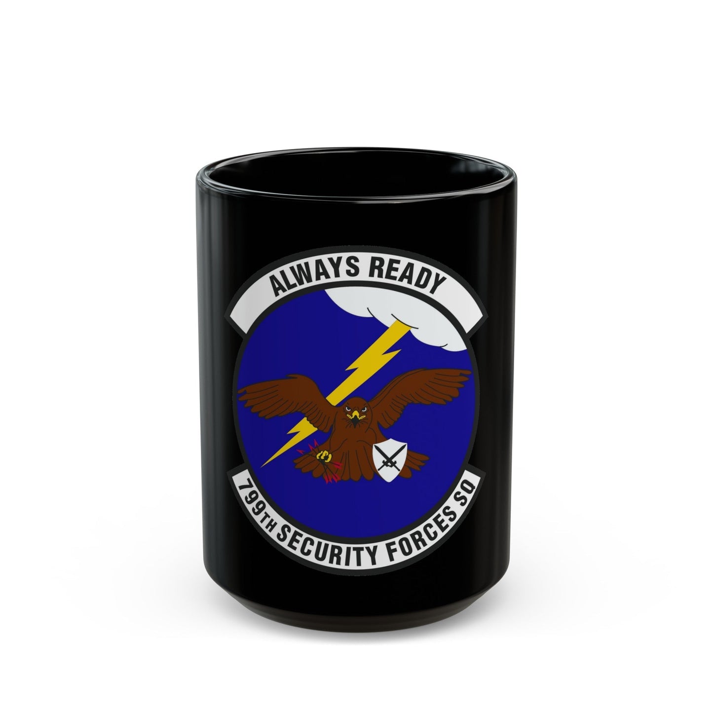 799th Security Forces Squadron (U.S. Air Force) Black Coffee Mug-15oz-The Sticker Space