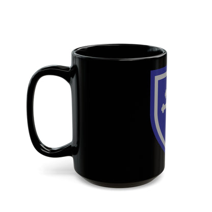 79th Infantry Division SSI (U.S. Army) Black Coffee Mug-The Sticker Space