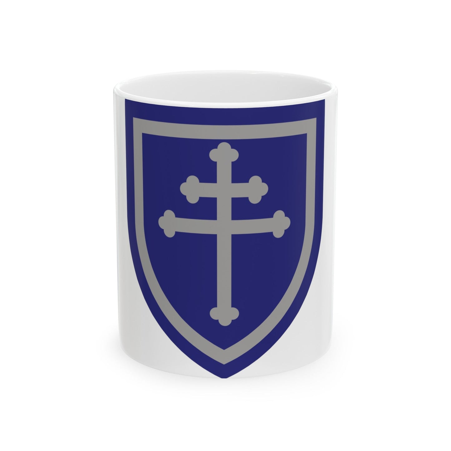 79th Infantry Division SSI (U.S. Army) White Coffee Mug-11oz-The Sticker Space