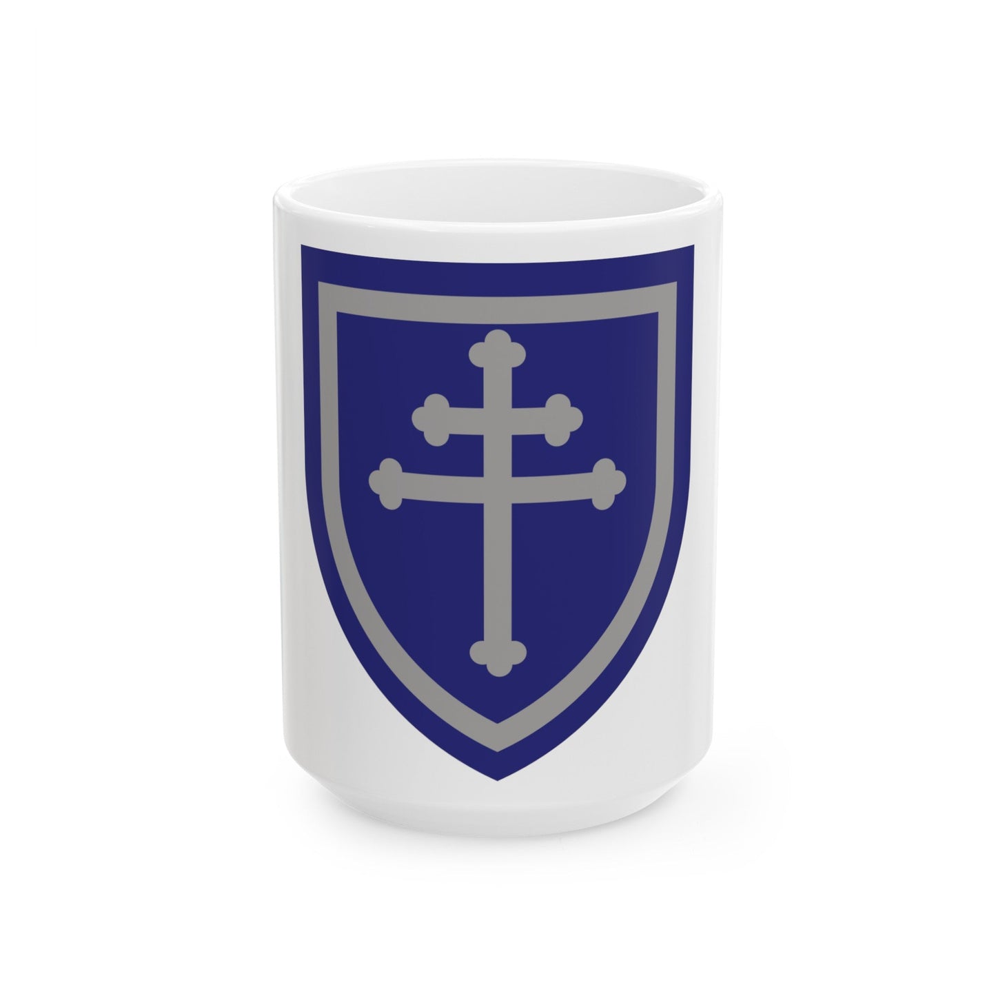 79th Infantry Division SSI (U.S. Army) White Coffee Mug-15oz-The Sticker Space