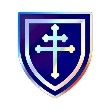 79th Infantry Division SSI (U.S. Army) Holographic STICKER Die-Cut Vinyl Decal 6 Inch Holographic - The Sticker Space