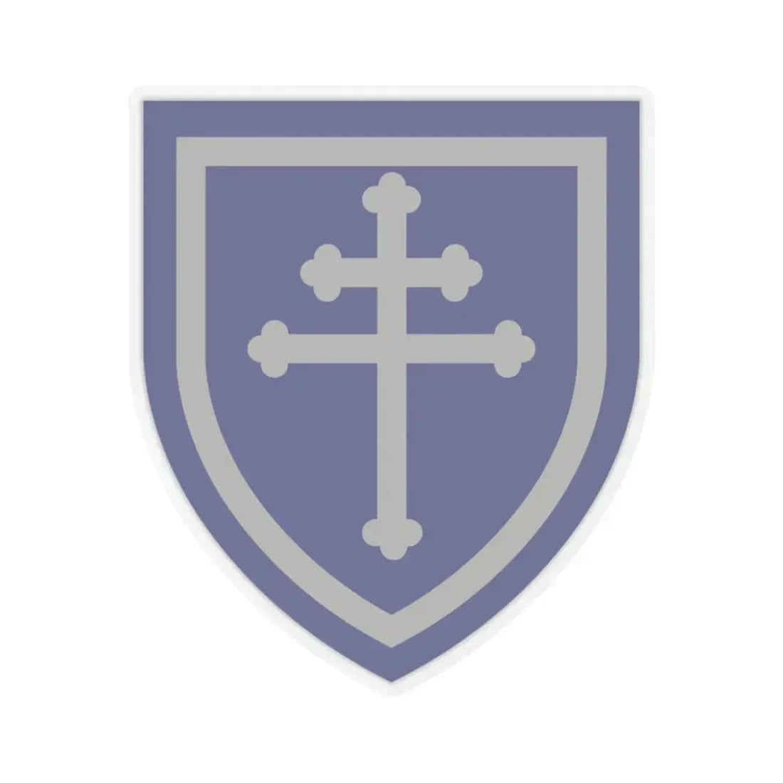 79th Infantry Division SSI (U.S. Army) STICKER Vinyl Kiss-Cut Decal 4 Inch Transparent - The Sticker Space