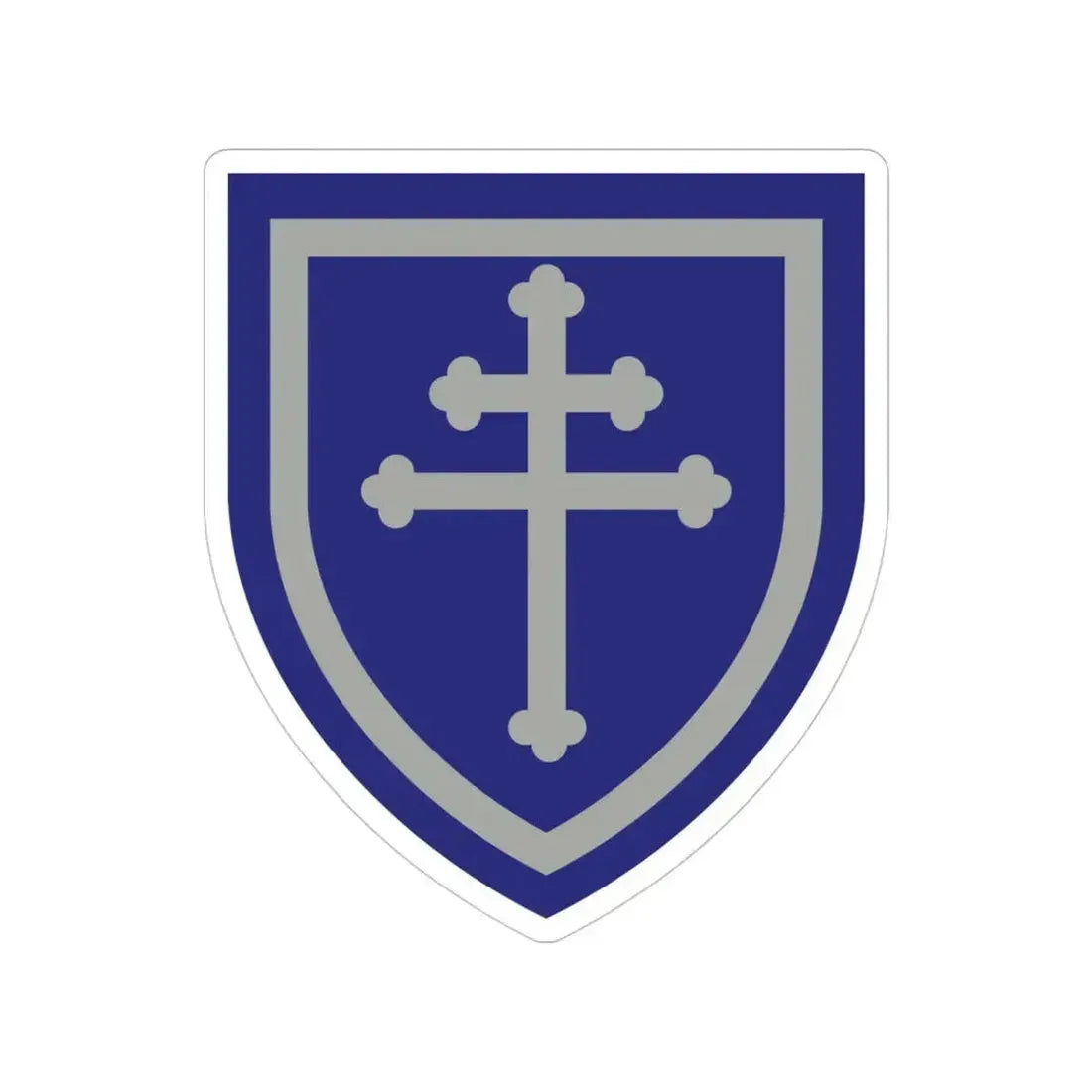 79th Infantry Division SSI (U.S. Army) Transparent STICKER Die-Cut Vinyl Decal 4 Inch - The Sticker Space
