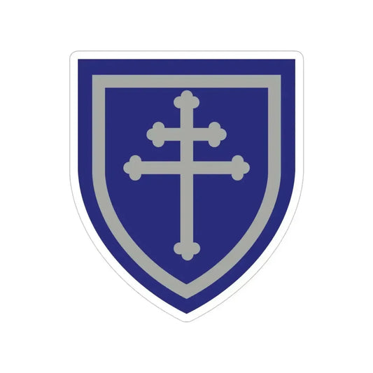 79th Infantry Division SSI (U.S. Army) Transparent STICKER Die-Cut Vinyl Decal 6 Inch - The Sticker Space