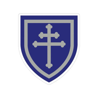 79th Infantry Division SSI (U.S. Army) Transparent STICKER Die-Cut Vinyl Decal - The Sticker Space