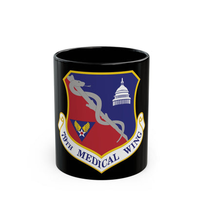 79th Medical Wing (U.S. Air Force) Black Coffee Mug-11oz-The Sticker Space