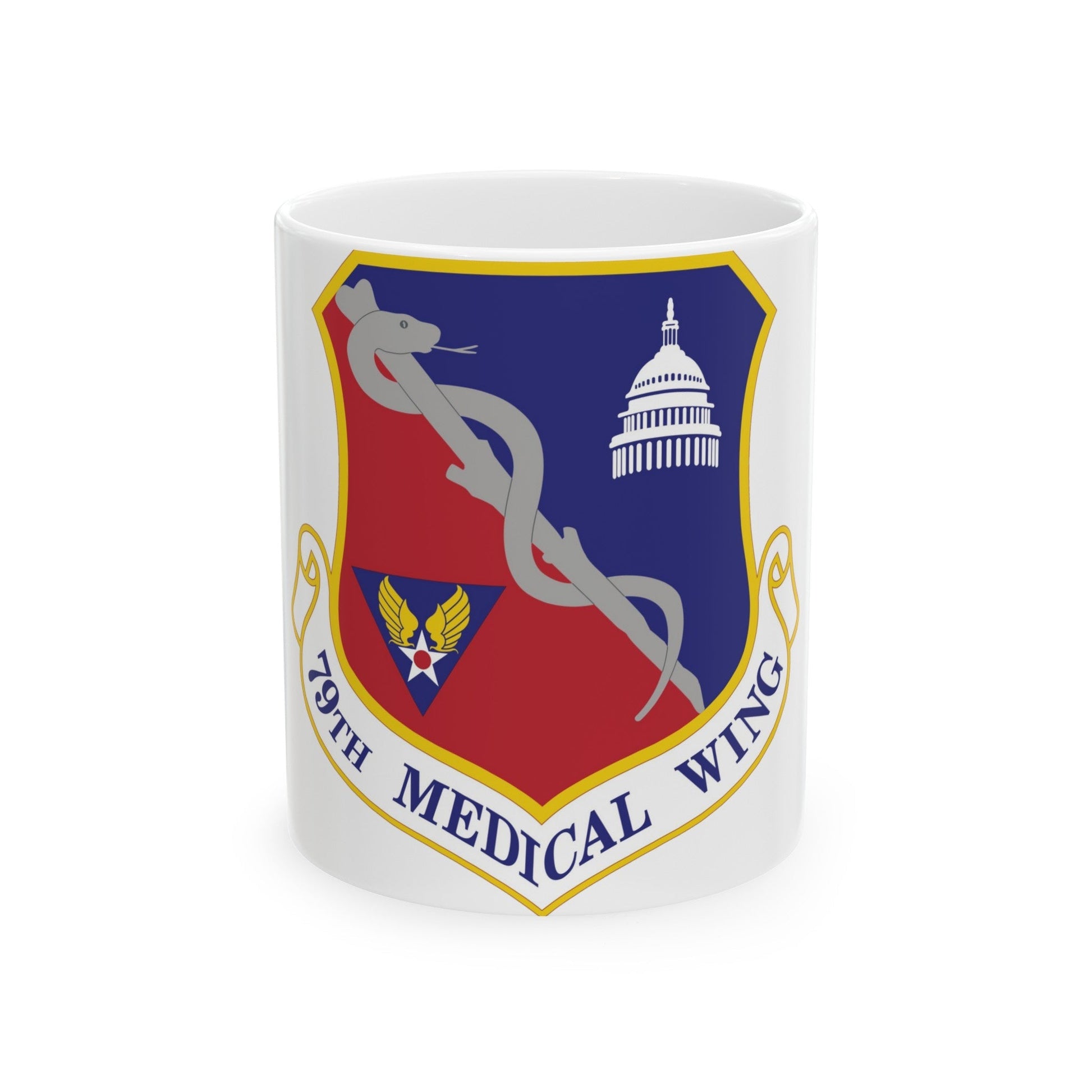 79th Medical Wing (U.S. Air Force) White Coffee Mug-11oz-The Sticker Space