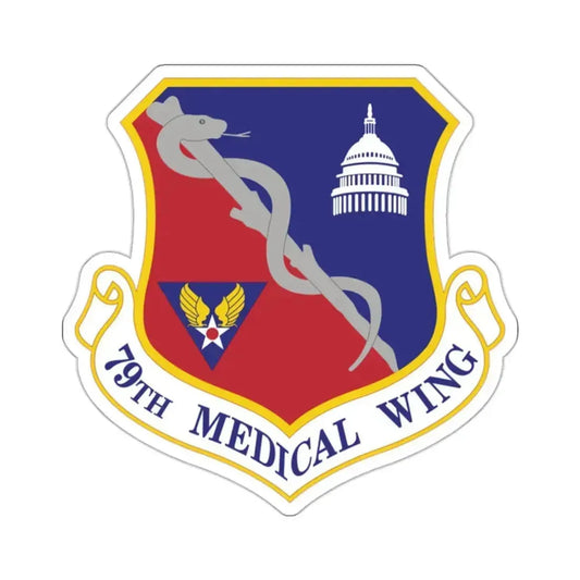 79th Medical Wing (U.S. Air Force) STICKER Vinyl Kiss-Cut Decal 2 Inch White - The Sticker Space