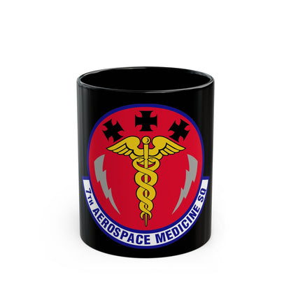 7th Aerospace Medicine Squadron (U.S. Air Force) Black Coffee Mug-11oz-The Sticker Space