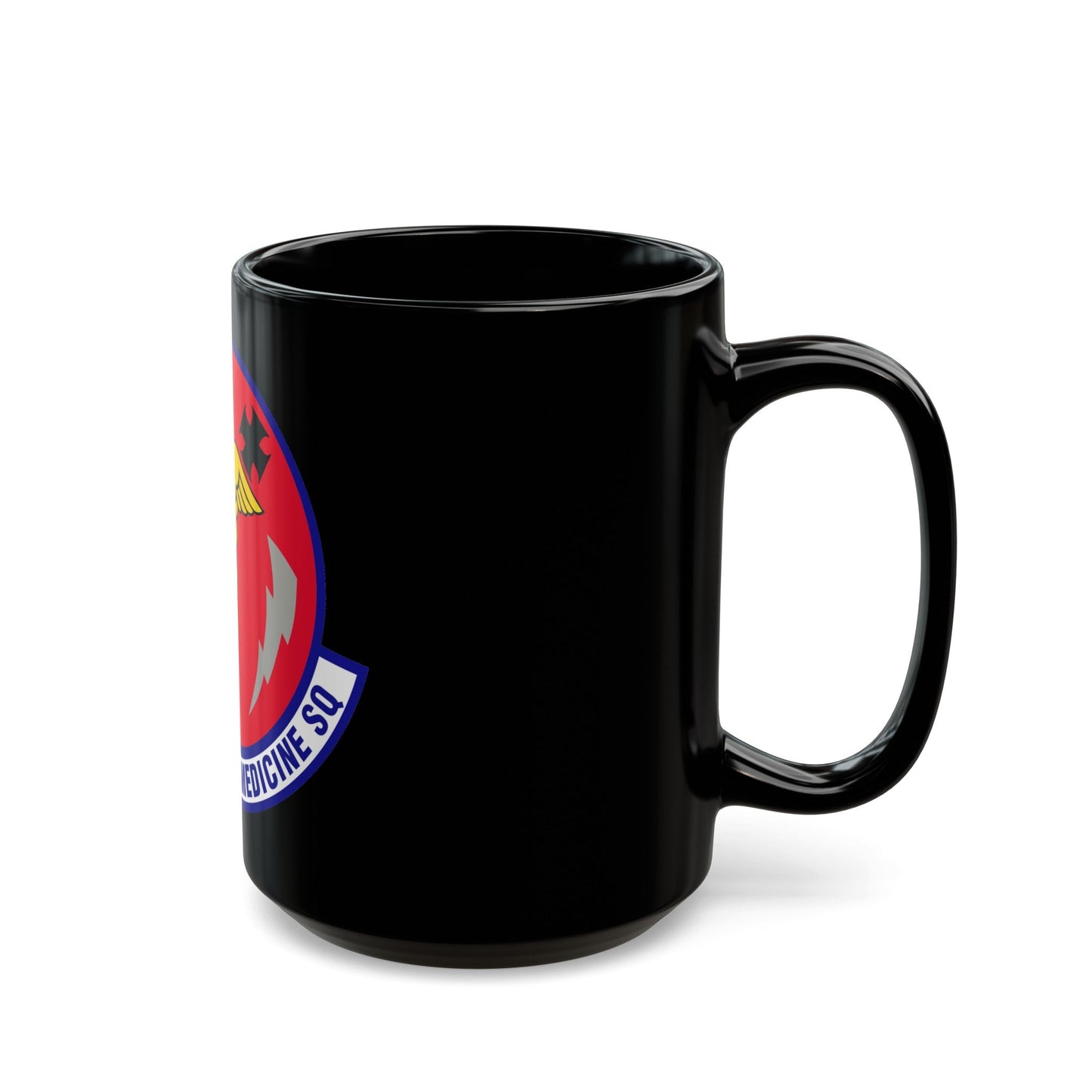 7th Aerospace Medicine Squadron (U.S. Air Force) Black Coffee Mug-The Sticker Space