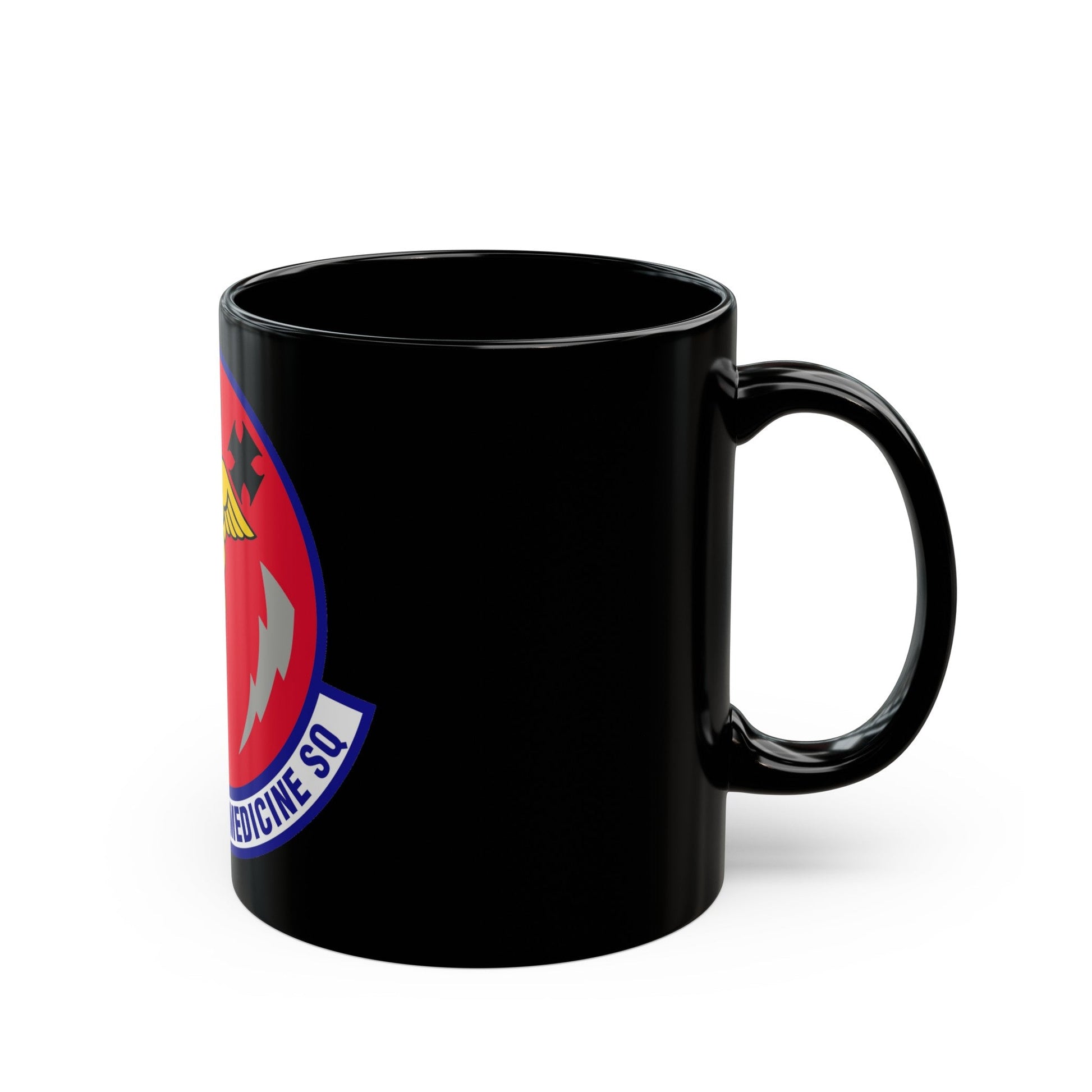 7th Aerospace Medicine Squadron (U.S. Air Force) Black Coffee Mug-The Sticker Space