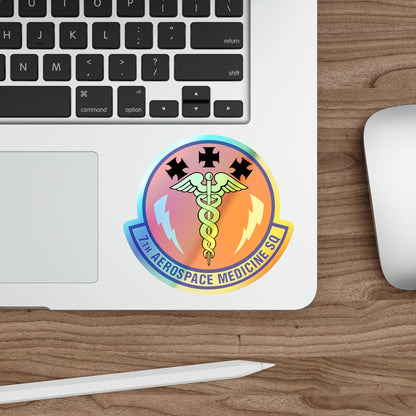 7th Aerospace Medicine Squadron (U.S. Air Force) Holographic STICKER Die-Cut Vinyl Decal-The Sticker Space